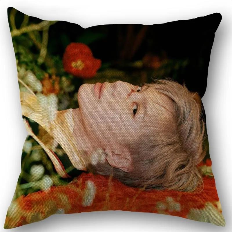 Taemin Kpop Star Pillowcase High Quality Home Textile Cotton Linen Fabric 45x45cm One Side Decoration Pillow Cover New 0519
