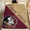 Florida State Seminoles Print Flannel Blanket High Quality Warm Comfortable Cover for All Seasons Perfect for Gifts Home Decor