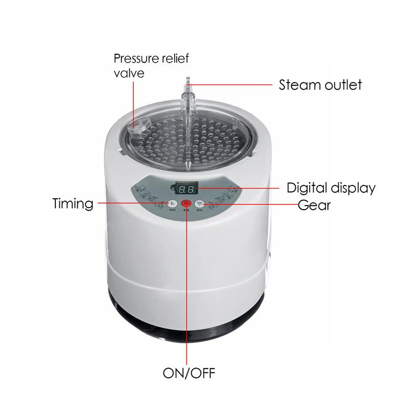 1500W 3L 220-240V Generatore Pentola Vapore Sauna Pentola Vapore SPA Macchina con Telecomando per Sauna Domestica Grande Terapia Corporea Vapore Rilassamento
