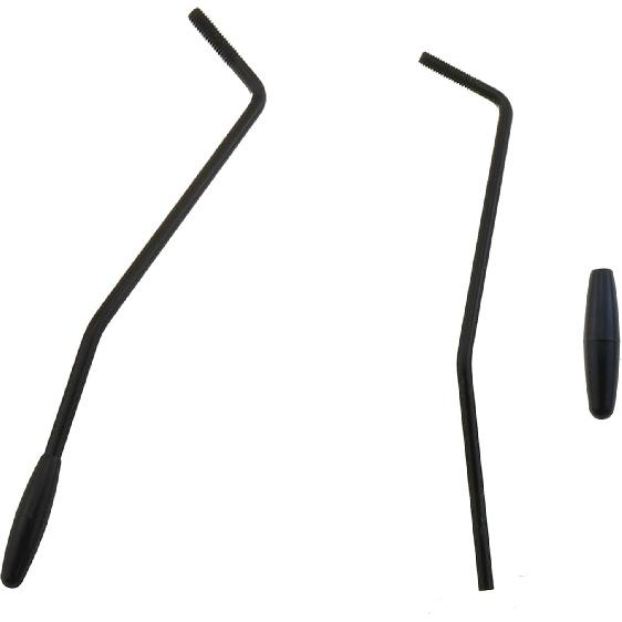 4PCS 6mm Steel Electric Guitar Threaded Tremolo Bar with M6 Bolt Electric Guitar Cranks for Electric Guitar Single Vibrato Bridge Systems