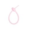 Colorful Silicone Tadpole Cable Tie: DIY Keychain, Trendy Toy, Bag Strap & Lanyard Winder