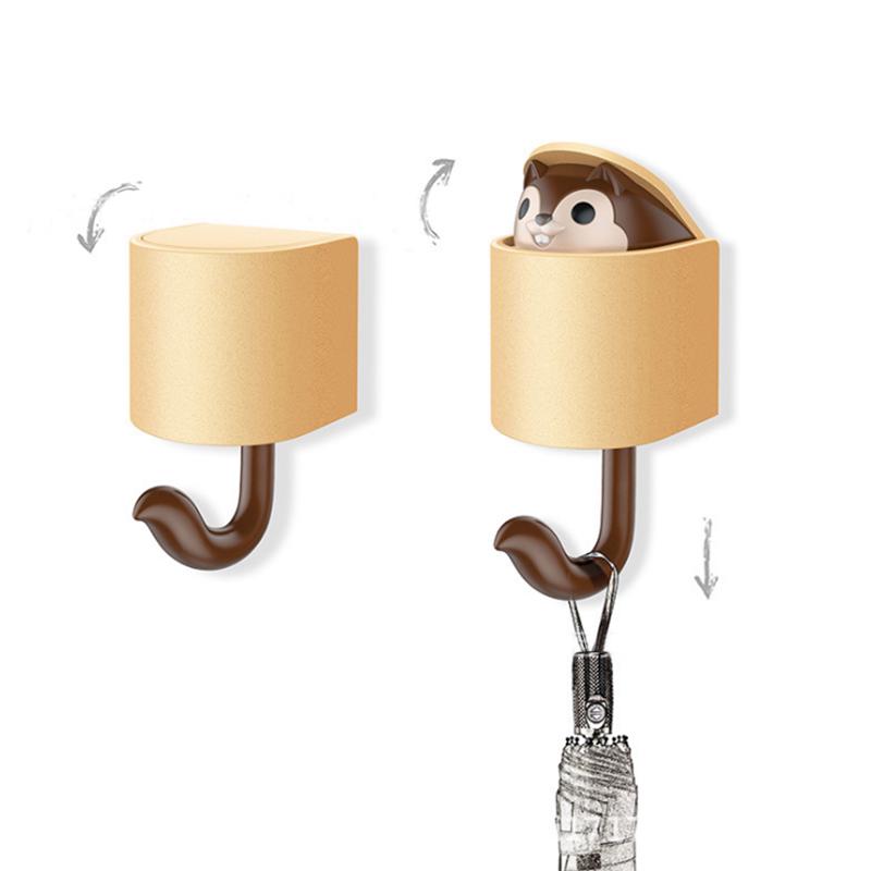 Squirrel Rack Buy Charm Home Storage Cartoon Decorative Hooks Squirrel Rack Self ...