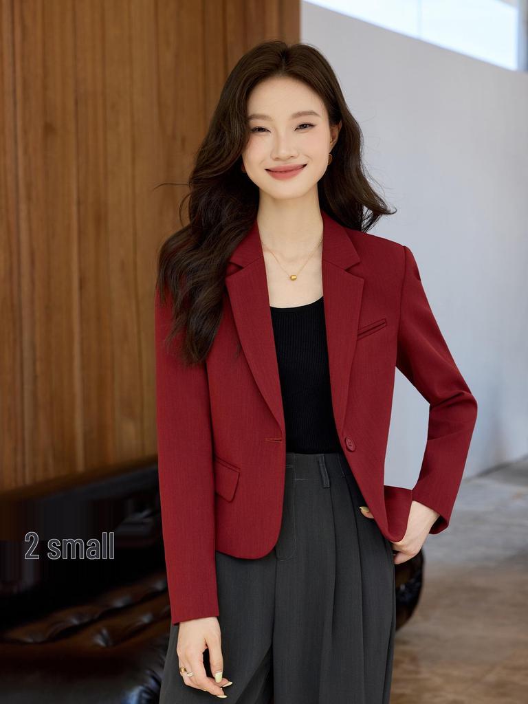Damen Petite Blazer im koreanischen Stil für den Herbst: Elegantes Design für 2025