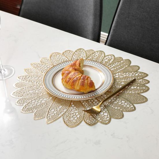 38cm Sunflower Heat Insulation Coffee Tea Cup Pad Dinning Table Decor Placemat