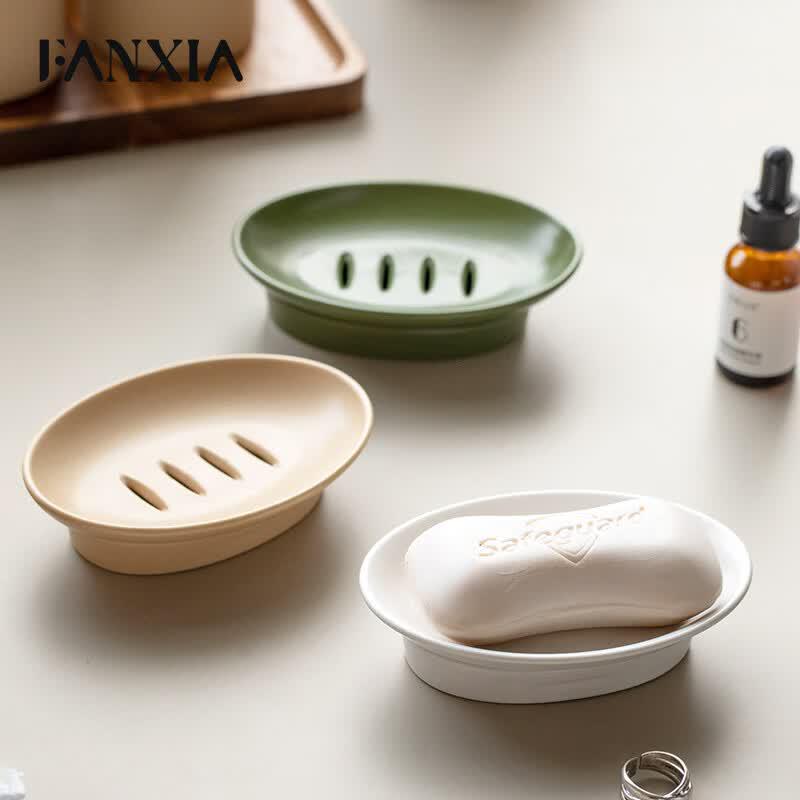 Vintage Ceramic Double-Layer Draining Soap Dish