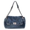 Women's 2024 Retro Casual Denim Chain Shoulder Bag – Large Capacity Commuting Tote