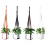 Hanging Basin Multifunctional Adjustable Faux Leather Space-Saving Plant Hanging Basket for Balcony