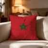 Morocco MAR Flag Pillow Case Cushion Cover Soft Washable Pillow Case MultiScene For Couch Bed Travel Office Use