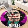 1pz Tappeto Rotondo Joker Clown per Ufficio, Sotto Sedie da Ufficio Camera da Letto Soggiorno Decorazione per la Casa, Decorazione Stanza, Disponibile in Varie Misure
