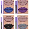 Non-stick Cup Non-fading Lip Glaze + Lip Modification Lip Liner Set with Long-lasting Color and Non-smearing Makeup