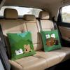 Cartoon DDinotaengs Cute Cushion Cover Short plush pillowcase for bed sofa carwashable