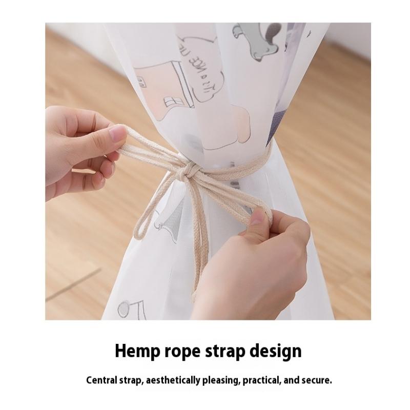 Fan Guard Dust Cover Standing Round Floor Fan Electrical Appliances Protection Peva Fan Cover Reusable Suitable For Home Storage