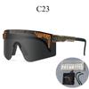 Grenzüberschreitende polarisierte Fahrradbrille mit großem Rahmen und farbigen Gläsern für Sport