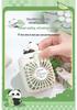 Panda Mini Keychain USB Rechargeable Fan - Portable & Handheld