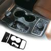 Soft Carbon Fiber Console Gear Shift Cover Trim for Jeep Grand Cherokee 2011-13