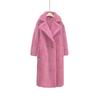 Imitation fur 2 particles imitation wool coat long coat teddy bear imitation fur long coat