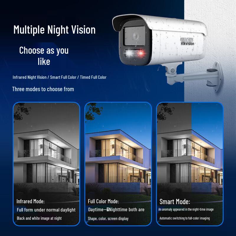 HIKVISION DS-2XA3T66EF-LS 4MP POE Full-Color Surveillance Camera CN plug (adapter included)