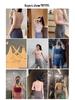 Women's Push-Up Sports Bra: Anti-Sag, Shockproof Yoga Vest for Plus Size Running & Fitness
