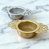 Stainless Steel Tea Strainer Beautiful Lace Trim Strong Mesh Durable Filter for Tea Making Kitchen and Dining Accessories