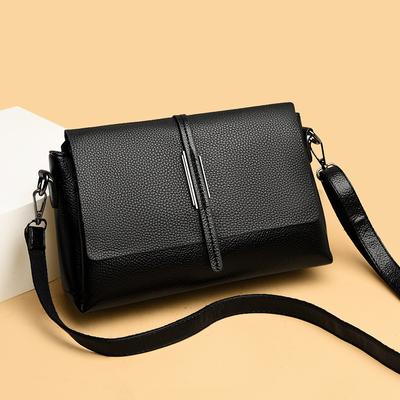 Mini sacs à bandoulière carrés en cuir véritable pour femmes, sacs à main de luxe de créateur, sacoches messager de couleur unie