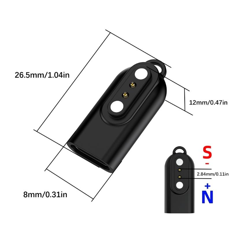 Type C Smartwatch Charging Adapters USB C Charging Converter For Multiple Model Quick Installation