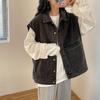 Korean Retro Loose Sleeveless Denim Vest - Women's 2025 Autumn/Winter Trend