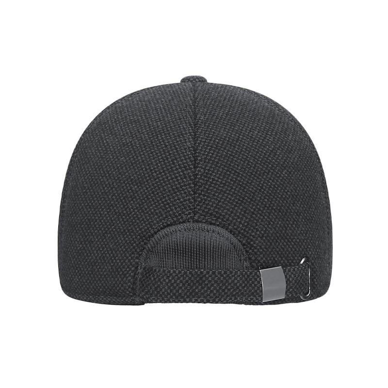 Winter Middle-Aged and Elderly Dad Cap Old Man Warm Cotton Cap Ear Protection Velvet Thick Riding Baseball Cap