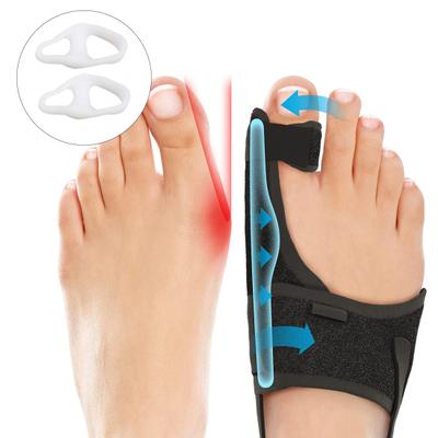 2 Pairs Bunion Corrector Toe Adjustable Hallux Lightweight Orthopedic Splint Separator Breathable Valgus Support