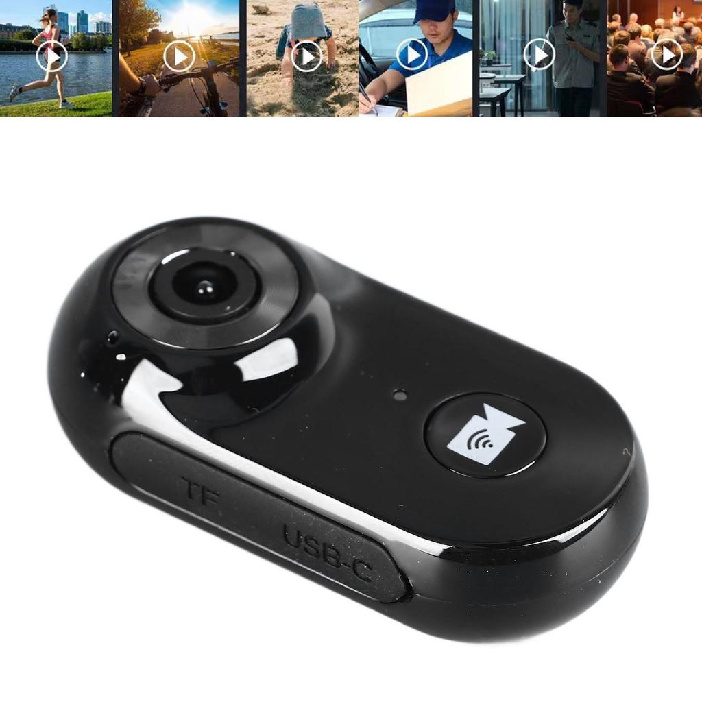 Camera Wireless WiFi HD Video Recorder Thumb Camera for Sports Motorcycle Riding Pet