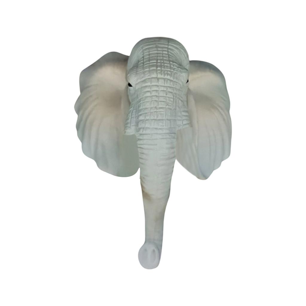 Simulated Wild Animal Head Model PVC Refrigerator Wall Mounted Car Decoration Children's Doll