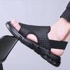 Fashion Men Sandals 2024 Breathable Weaving Men Summer Sports  Shoes Man buffer Casual Beach Slippers Comfortable Barefoot Sandals Homme