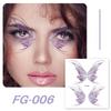 Ruikalong Waterproof Long-Lasting Glitter Butterfly Tattoo Sticker for Children's Makeup