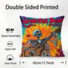 Rock Band G-Grateful Dead Pillow Case Square Double‑Sided Print Cushion Case For Sofa Home Bedchamber Decor Gift