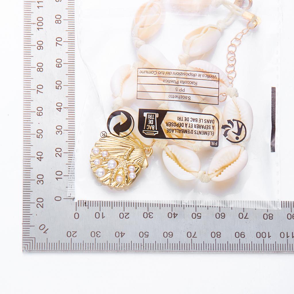Bohemian Pearl Shell Choker Necklace For Women Boho Beach Shell Pendant Rope Chain Necklace Summer Vacation Jewelry Gift