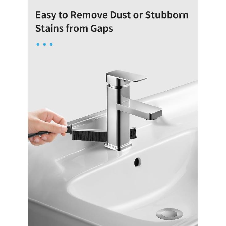 3 Pack Cleaning Brush - Hard Bristle Crevice Cleaning Brush,Multifunctional Gap Cleaning Tools,Home Essentials Cleaner Tool for Kitchen, Window,