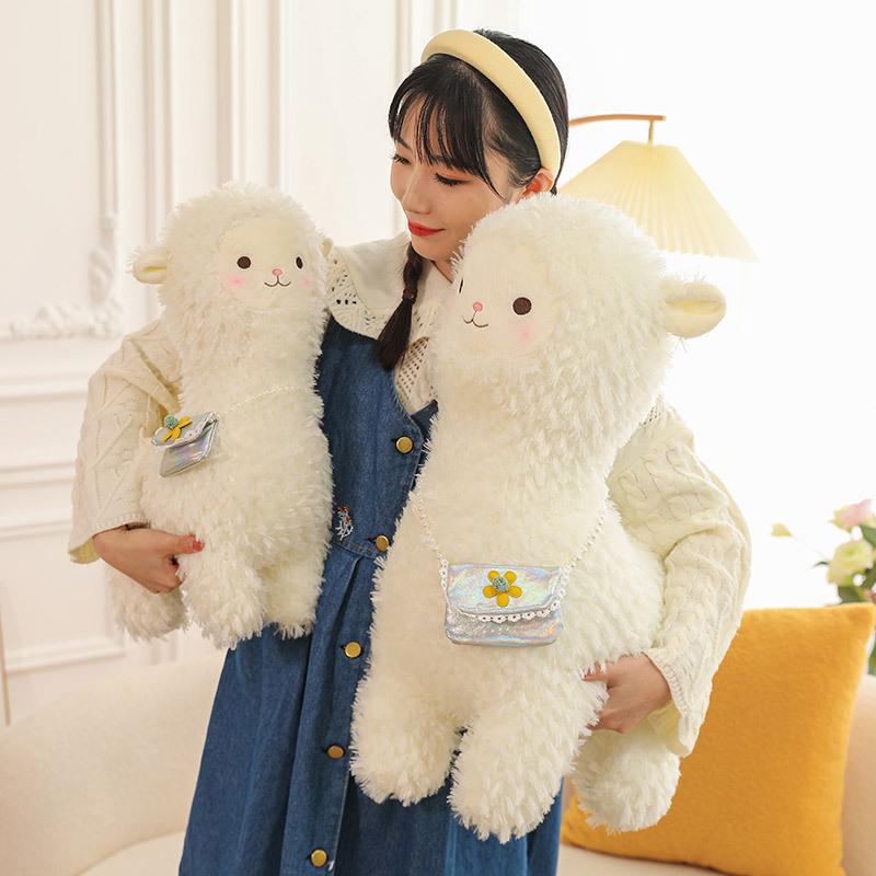 Roztomilá plyšová hračka alpaka Koňská blátěná panenka Hadrová panenka Panenka do chytacího automatu Dětský narozeninový dárek Pro darování přítelkyni