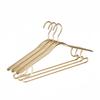 Luxury Wall-Mounted Aluminum Clothes Hanger – Seamless, Wide-Shoulder Design for Strappy Dresses and Heavy Garments