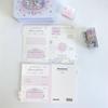 DIY Folding Greeting Card Kit: Small Cardstock for Protection and Decoration