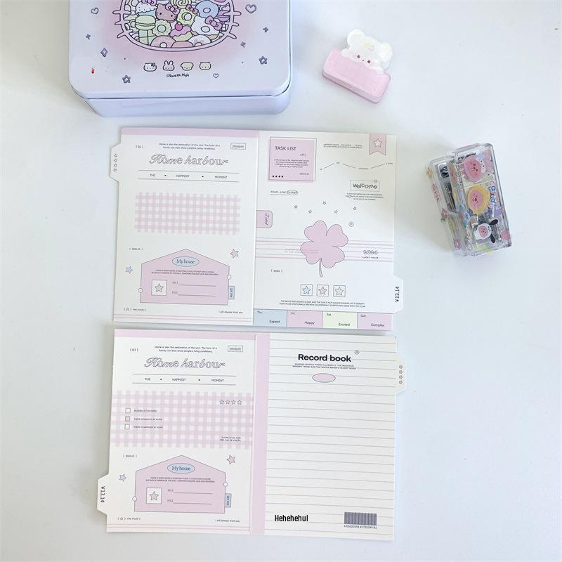 DIY Folding Greeting Card Kit: Small Cardstock for Protection and Decoration