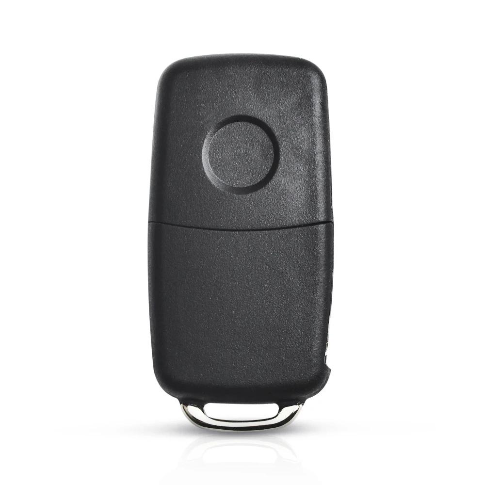 AABGP1 KEYYOU 10PCS Flip Remote Folding Key Shell Case For VW VOLKSWAGEN Tiguan Golf Sagitar Polo MK6
