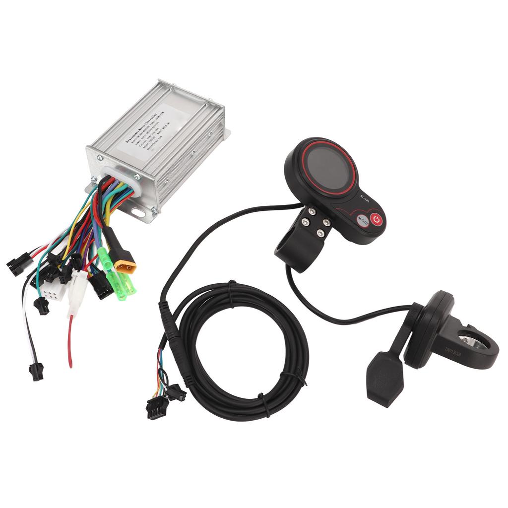 36V 48V 60V 350W 450W 18A Controler motor fără perii pentru bicicletă electrică SL100 B1 Panou LCD cu degetul mare