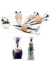 Zinc Alloy Glyptostrobus Wine Stopper Wine Cork Wine Bottle Stoppers Bar Tools Kitchen Accessories 1PC