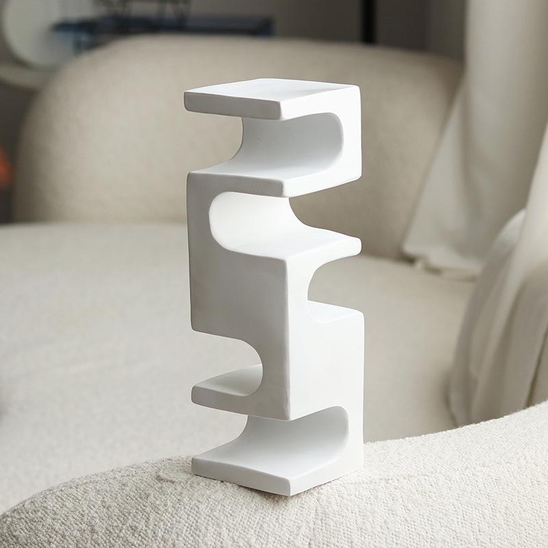 Libreria Geometrica Moderna di Lusso per Soggiorno, Ufficio o Studio