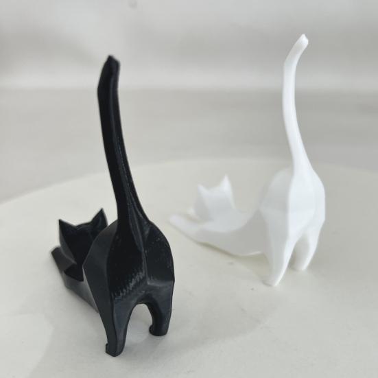 1/2/3Pcs Lifelike Cat Sculpture 3D Printed Handcrafted Simulation Cat Ornament Party Home Decoration Cat Lover Gift