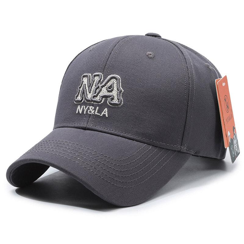 New Embroidery Ball Baseball Cap Sports Sunscreen Men's and Women's Sun Hats Breathable Versatile Casual Duck Tongue