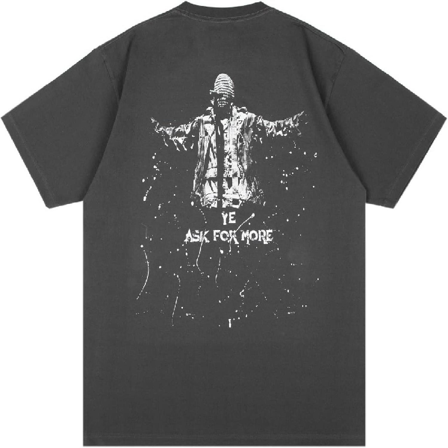 

Arnodefrance Vintage Rapper Graphic Tshirts Hip Hop Tee Shirt Cotton Short Sleeve Crew Neck Tee Grey S чёрный