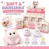 TPR-Material Katze Quetschspielzeug Schnelle Rückfederung Katze Quetschpuppe Klebriges Spielzeug Katze Fidget Spielzeug Geschenkidee