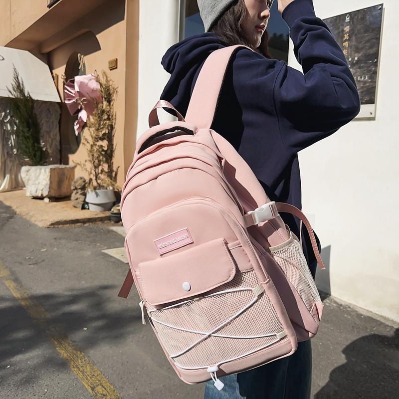 Студенческий школьный рюкзак с перекрестной веревкой — фото 5