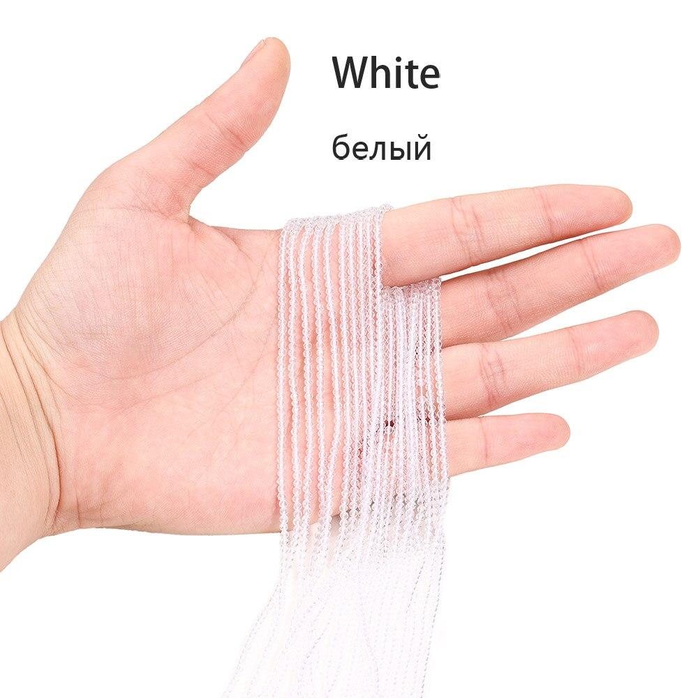 

150 шт./лот, 2 мм, разноцветные граненые стеклянные круглые хрустальные бусины, свободные бусины-разделители для изготовления ювелирных изделий своими руками, фурнитура, ожерелья