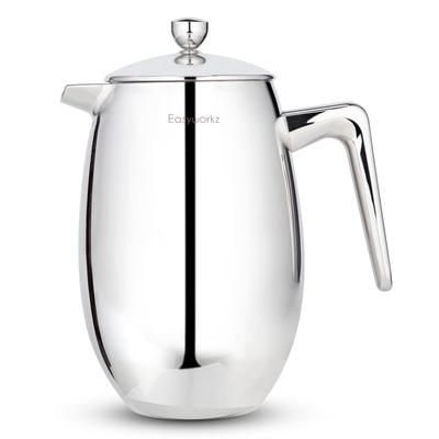 Easyworkz Nando French Press Çift Duvarlı Yalıtımlı 304 Paslanmaz Çelik 1000ml Kahve ve Çay Makinesi